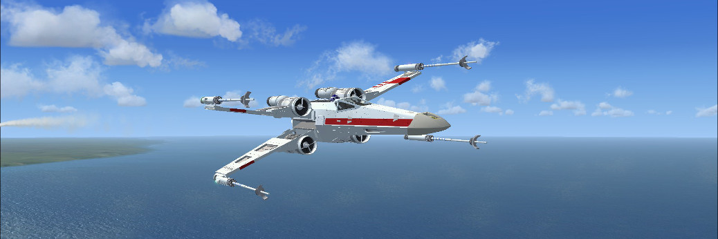 Star Wars Incom T-65 X-Wing&nbsp;(Freeware/FSX)
